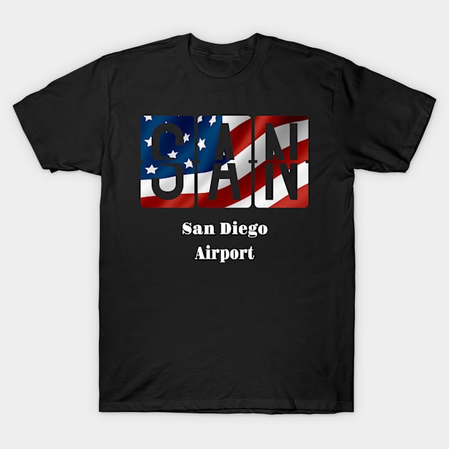 San Diego Airport T-Shirt by Storeology